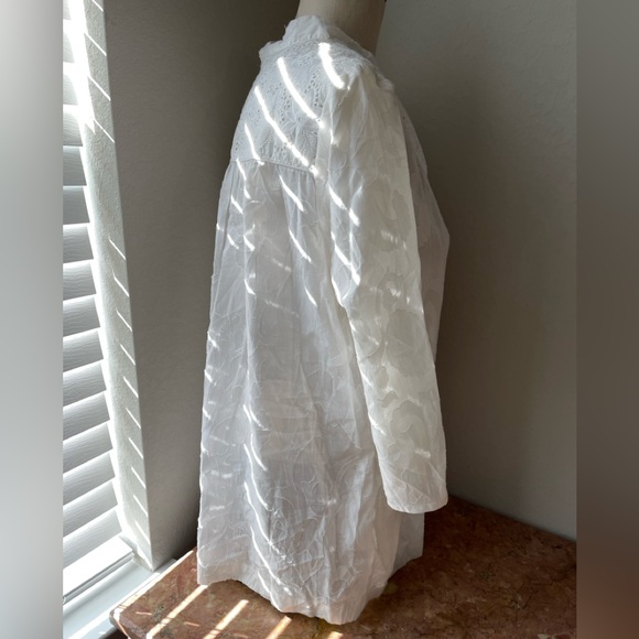 The Webster Miami At Target White Eyelet Tunic X-Large NWT - Picture 2 of 10